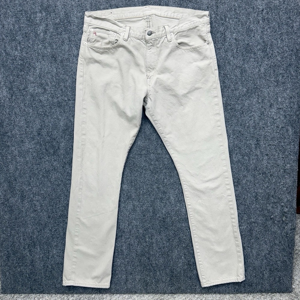 Polo Ralph Lauren Slim Straight 018 Jeans  Men's size 36 36x32 cream